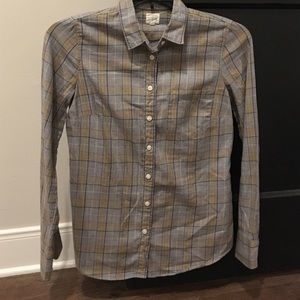 J. Crew Flannel Top